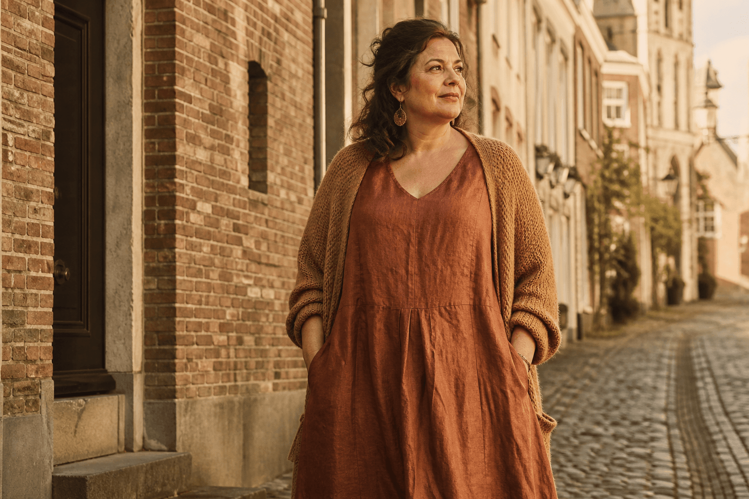 Model in de collectie van Lots of Eve, gefotografeerd in Zutphen