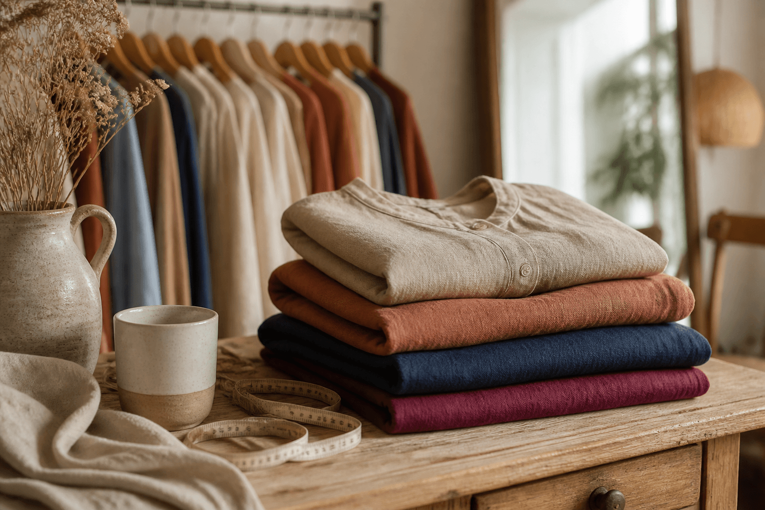 Natuurlijke stoffen in de winkel